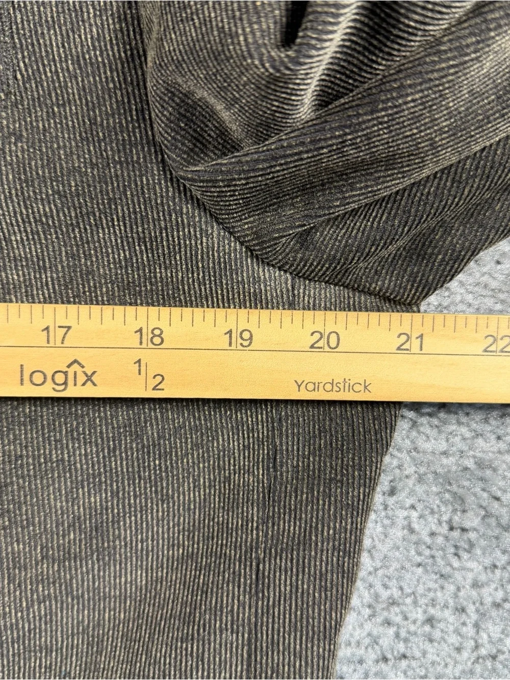 CHAPS Corduroy Sport Coat Blazer Men 40R Brown Elbow Patches Academia Prep Wale